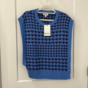 Merci Houndstooth sweater vest